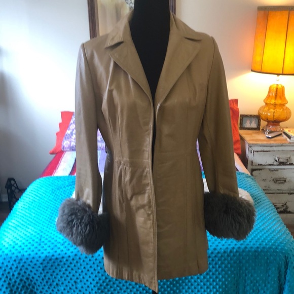 70's Suede Trench Coat with Snap Belt Closure by The Tannery Montgomery Ward main image 1